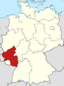 Postleitzahlenkarte Rheinland-Pfalz